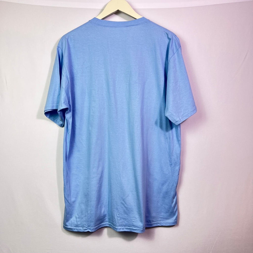 Port & Company Diaz Canel Singao Cuban Flag Graphic T-Shirt Light Blue Large - Picture 3 of 5